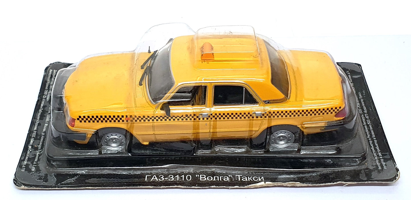 Altaya 1/43 Scale SOV10K - Russian GAZ 3110 Volga Taxi - Yellow