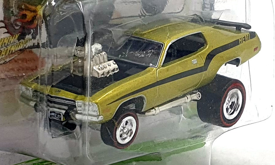 Johnny Lightning 1/64 Scale JLSF021 - 1973 Plymouth Road Runner - Met. Green