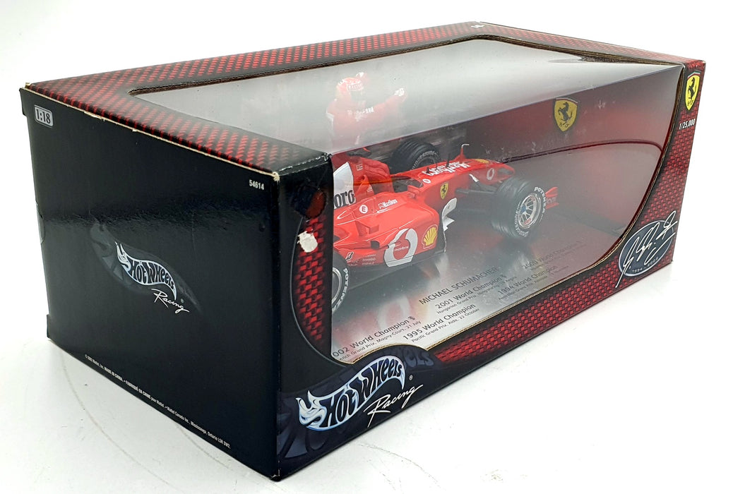 Hot Wheels 1/18 Scale Diecast 54614 - Michael Schumacher 1994 - 2002 World Champ