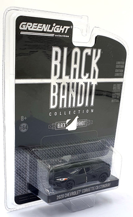 Greenlight 1/64 Scale 28050-F - 2020 Chevrolet Corvette C8 Stingray - Black