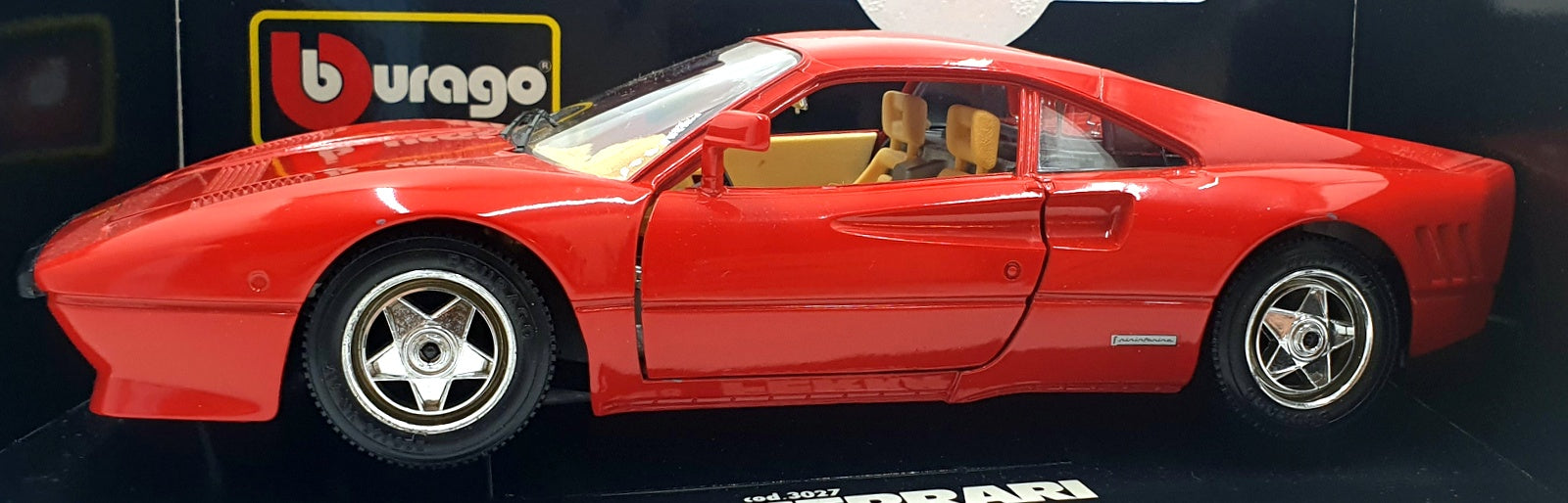 Burago 1/18 Scale Diecast 3027 - 1984 Ferrari GTO - Red