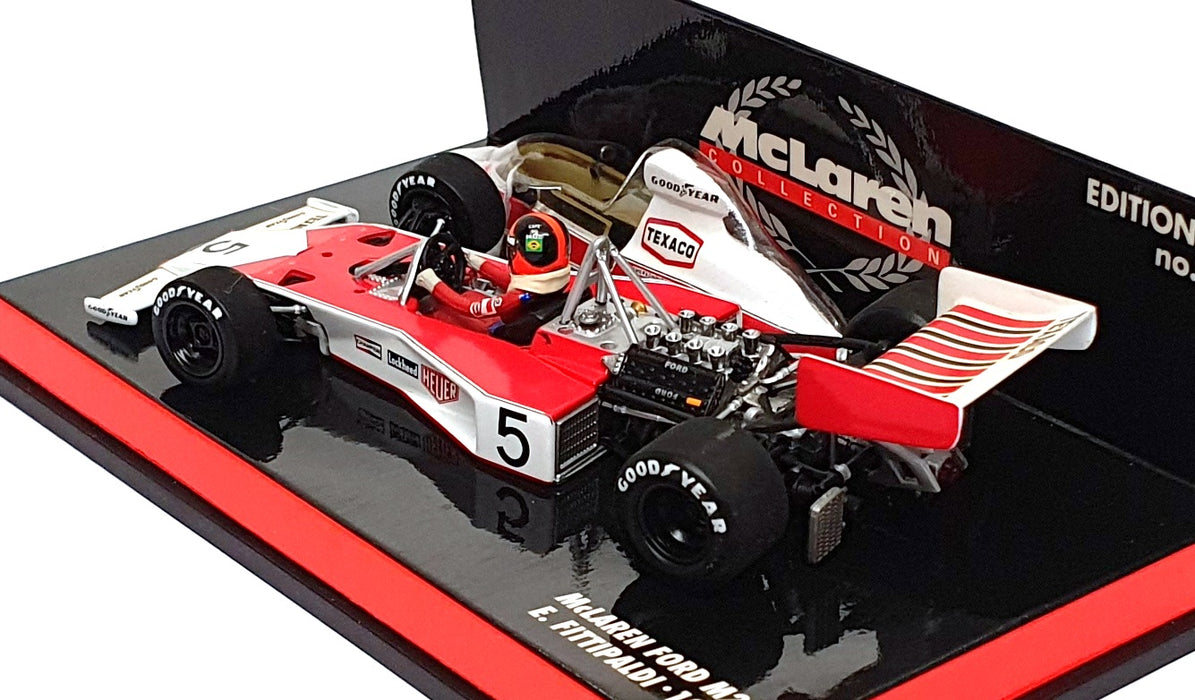 Minichamps 1/43 Scale 530 744305 - F1 McLaren Ford M23 E. Fittipaldi 1974