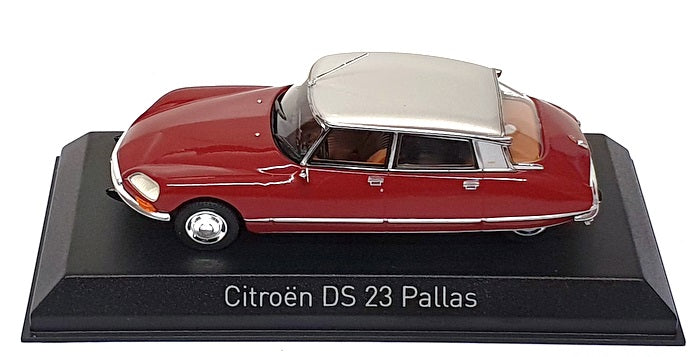 Norev 1/43 Scale 158078 - 1972 Citroen DS23 Pallas - Granada Red/Silver