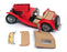 Franklin Mint 1/24 Scale Diecast 150326L - 1948 MGTC Roadster - Red