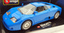 Burago 1/18 Scale Diecast 3035 - Bugatti EB 110 1991 - Blue