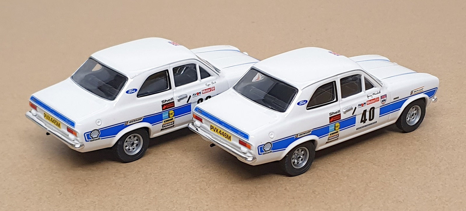Vanguards 1/43 Scale FE1002 - Ford Escort RS2000s 1974 Avon Tour Of Britain