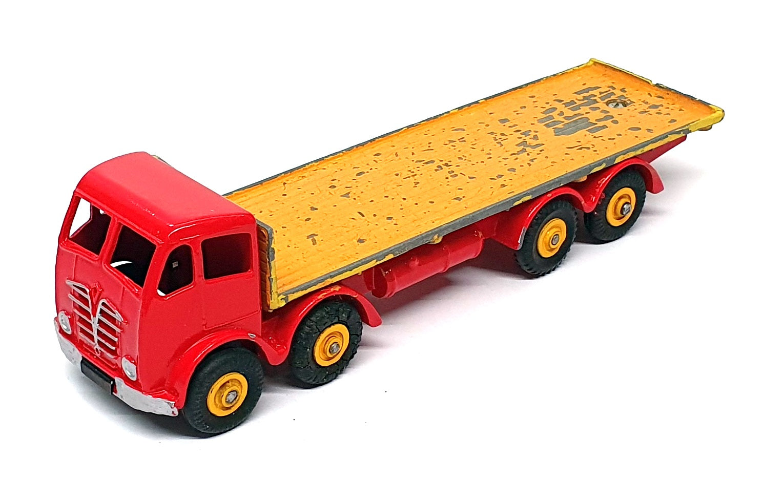 Dinky Supertoys 30526T - Foden Flat Truck - Red/Yellow REPAINT