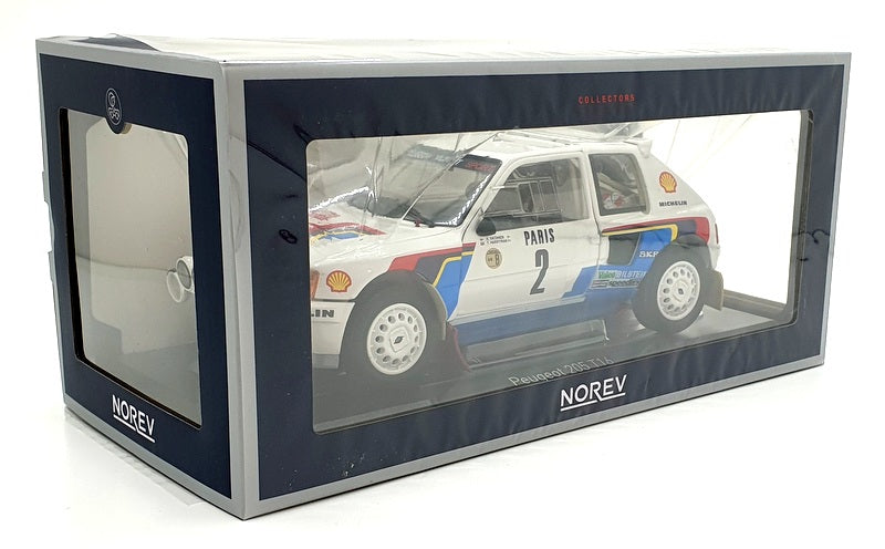 Norev 1/18 Scale Diecast 184864 - Peugeot 205 T16 #2 Monte Carlo 1985