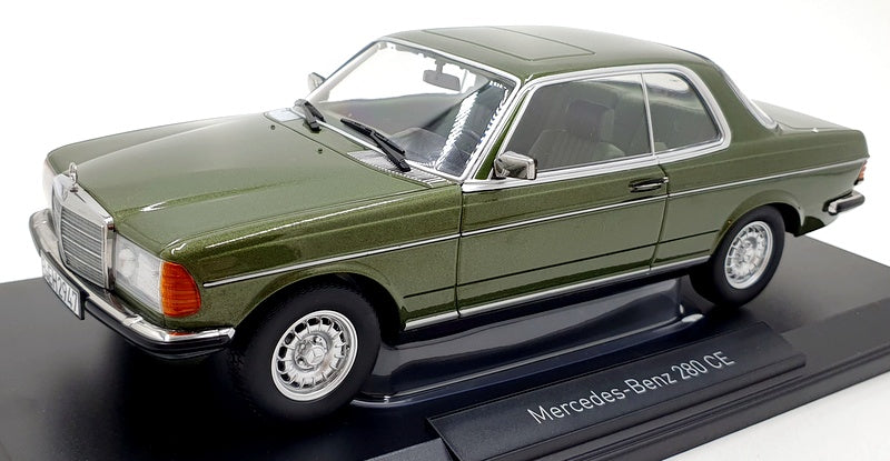 Norev 1/18 Scale Diecast 183704 - Mercedes-Benz 280 CE 1980 - Metallic Green