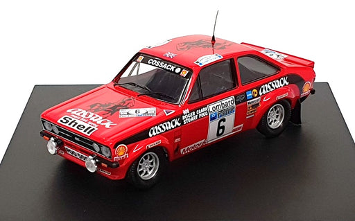 Trofeu 1/43 Scale 1010 - Ford Escort Mk2 1st #6 RAC Rally 1976 Clark/Pegg - Red