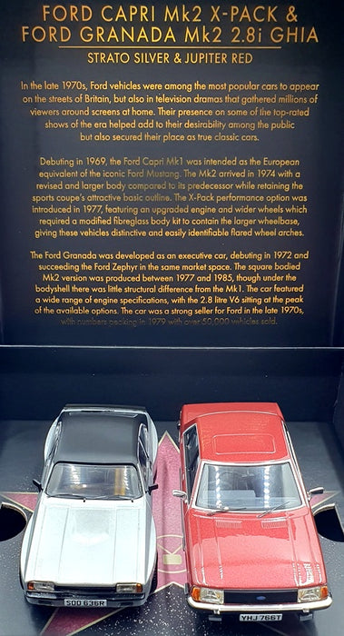 Corgi 1/43 Scale Diecast CC91991 Screen Stars Ford Capri/Granada Mk2 Red/Silver