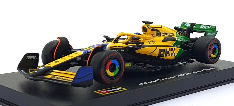 Burago 1/43 Scale 18-38215PS - McLaren MCL38 #81 Monaco Grand Prix 2024 Piastri