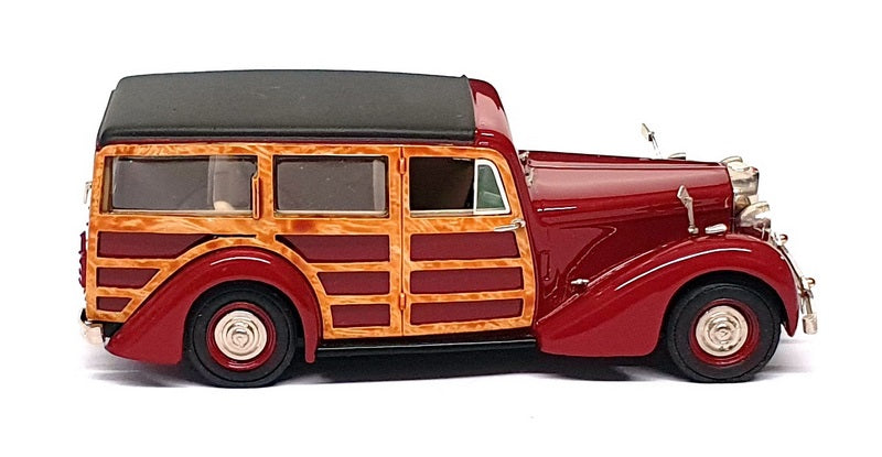 J&M Classics 1/43 Scale JM12 - 1947 Alvis TA14 Woody - Maroon