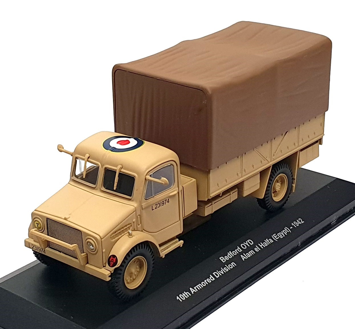 Eaglemoss 1/43 Scale 17622 - Bedford OYD Truck 10th Armored Div. Egypt 1942