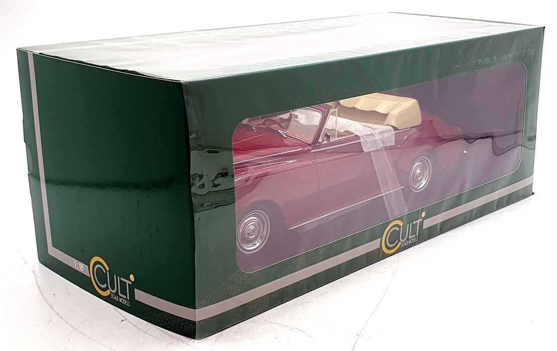 Cult 1/18 Scale Resin CML105-3 1960-62 Rolls Royce Silver Cloud II Drophead Red