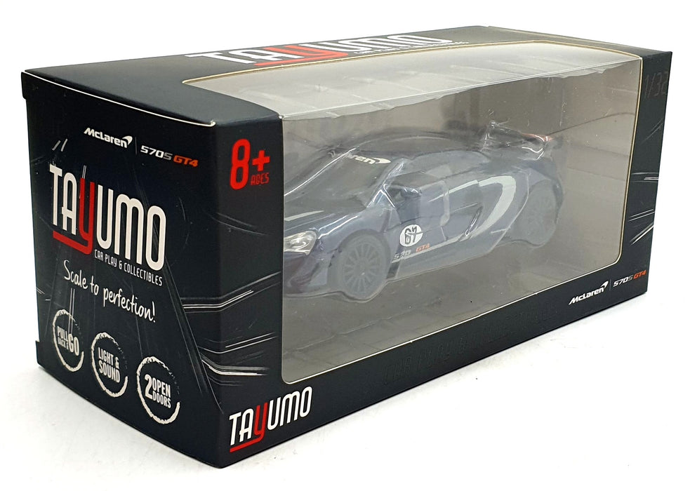 Tayumo 1/32 Pull Back & Go 32130013 - McLaren 570S GT4 LHD - Blue