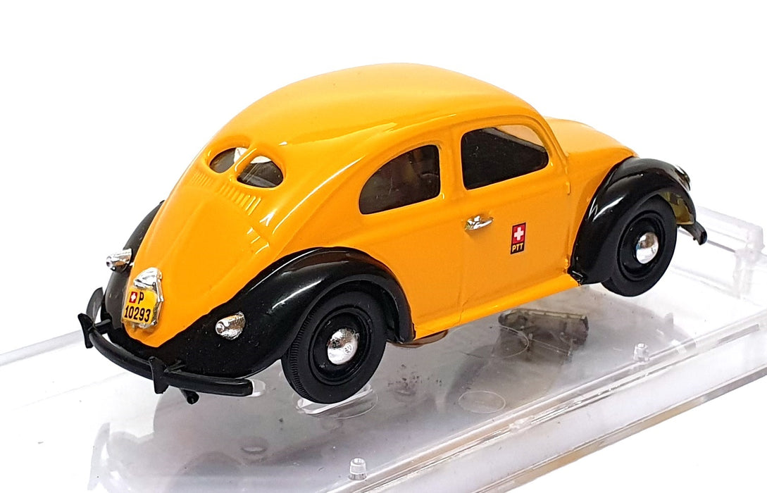 Vitesse 1/43 Scale 408.1 - 1949 Volkswagen Sedan Postes Suisses - Yellow/Black