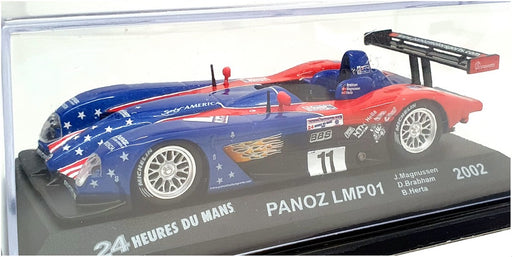 Altaya 1/43 Scale 27424G - Panoz LMP01 #11 24h Le Mans 2002
