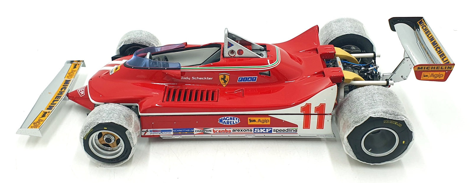 Exoto 1/18 Scale Diecast 97070 - Ferrari 312 T4 #11 F1 J.Schekter - Red