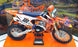 NewRay 1/6 Scale 49673 - RB KTM 450 SX-F Motorbike #222 T.Cairoli - Orange/Blue