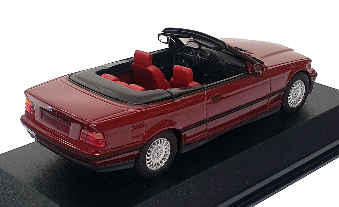 Minichamps 1/43 Scale 430 023332 - 1992 BMW 3 Series Cabriolet - Red
