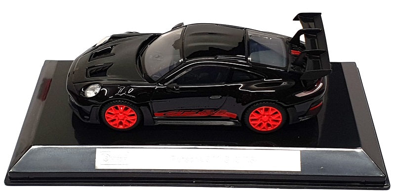 Burago 1/43 Scale Diecast 18-38313 - Porsche 911 GT3 RS - Black/Red