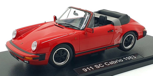 KK 1/18 Scale Diecast KKDC180752 - 1983 Porsche 911 SC Cabrio - Red
