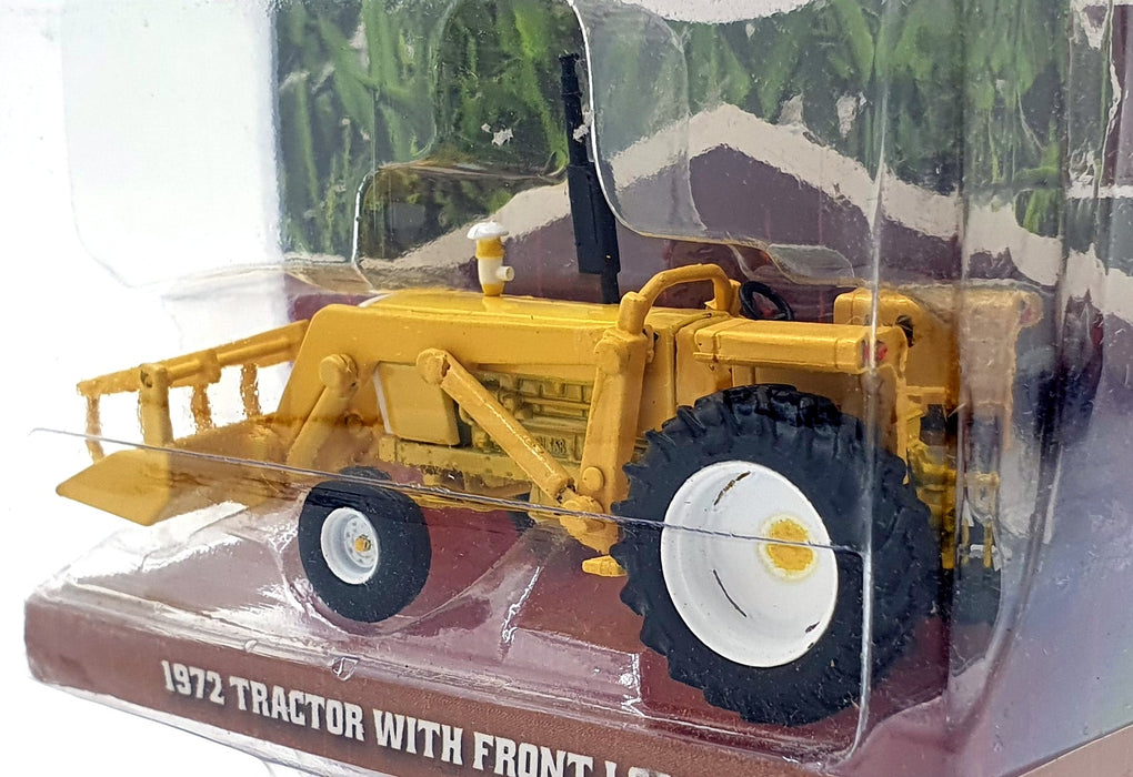 Greenlight 1/64 Scale 48060 - 1972 Tractor with Front Loader - Yellow