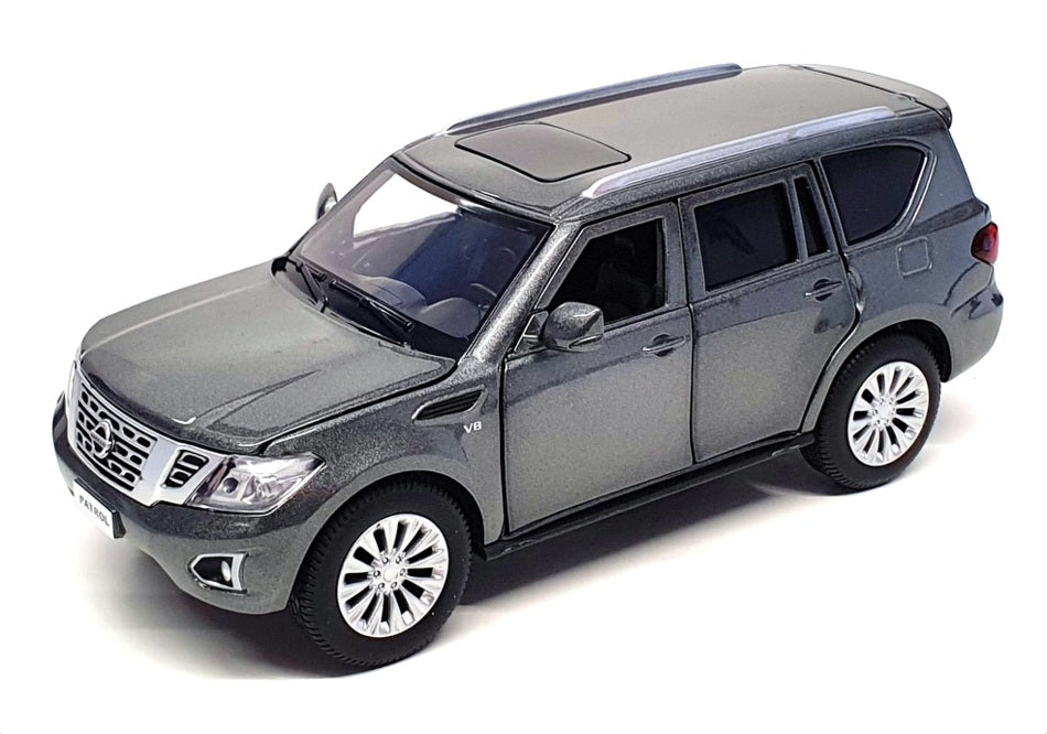 Tayumo 1/32 Scale Diecast 32115015 - Nissan Patrol Y62 - Grey