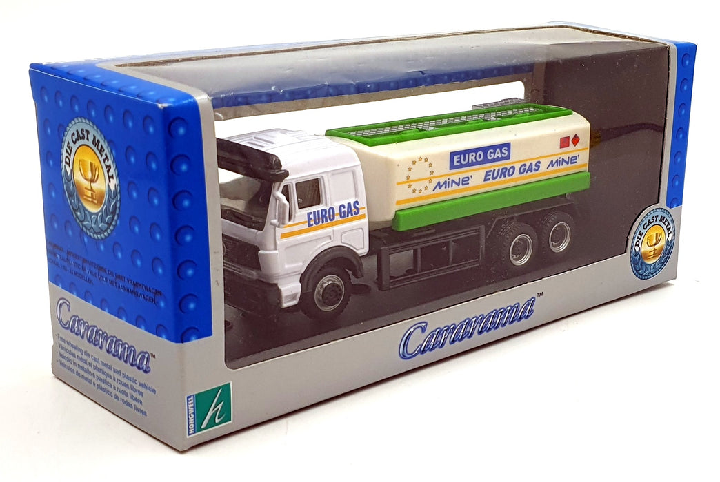 Cararama 1/60 Scale 100005F - Mercedes-Benz Euro Gas Truck - White