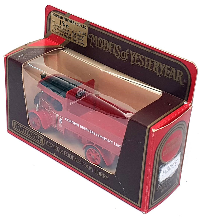 Matchbox Appx 11cm Long Diecast MB05E - 1922 Foden Steam Lorry REWORKED
