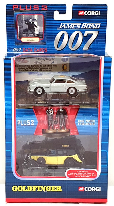 Corgi TY95902 Aston Martin DB5 & Rolls Royce + Figs Bond 007 Goldfinger 1 Of 150