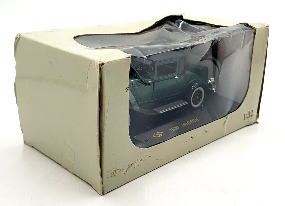 Signature 1/32 Scale Diecast SIG02 - 1930 Hudson - Green/Brown Wheels