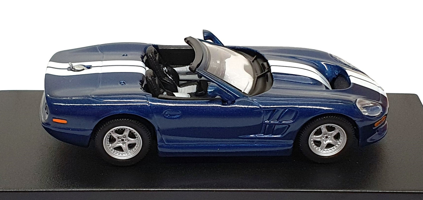 Maxi Car 1/43 Scale 10083 - Shelby Series 1 - Blue/White Stripes