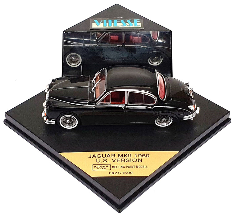 Vitesse 1/43 Scale Diecast V850 - 1960 Jaguar Mk2 US Version - Black