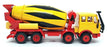 Siku 1/55 Scale 2922 - Mercedes Benz Cement Mixer Truck - Yellow/Red/Black