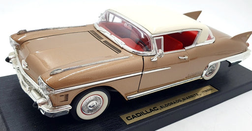Road Signature 1/18 Scale Diecast 92158 - 1958 Cadillac Eldorado Biarritz Gold