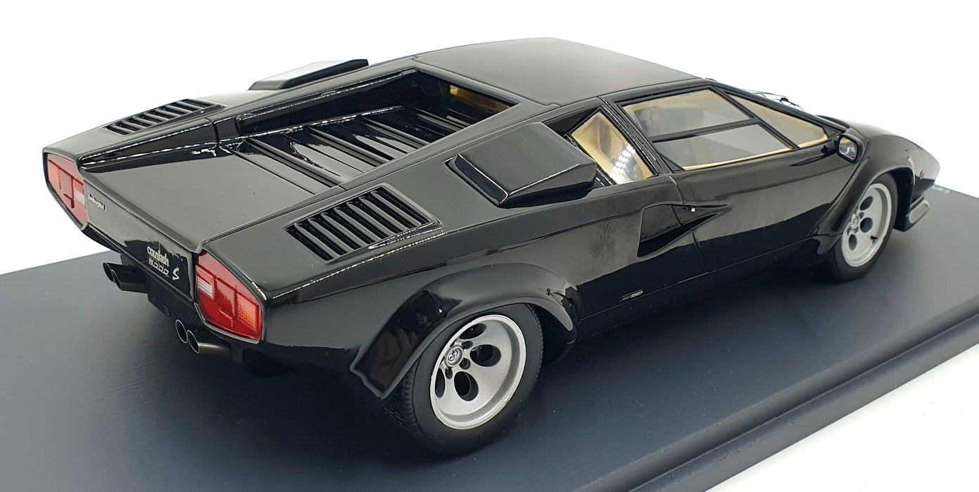 Schuco 1/18 Scale Resin 450066500 - Lamborghini Countach 5000 S - Black
