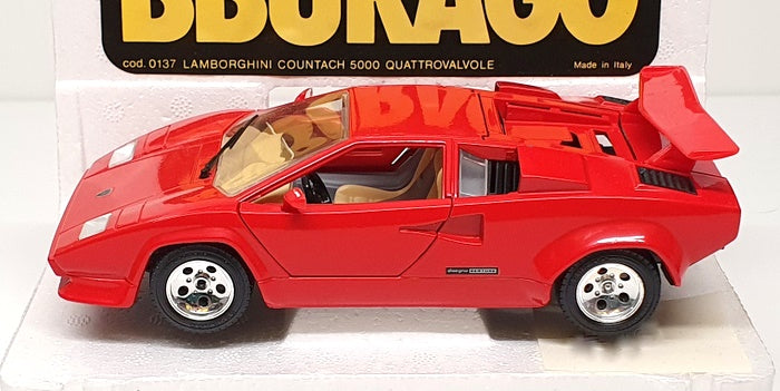 Burago 1/24 Scale Diecast 0137 - Lamborghini Countach 5000 - Red