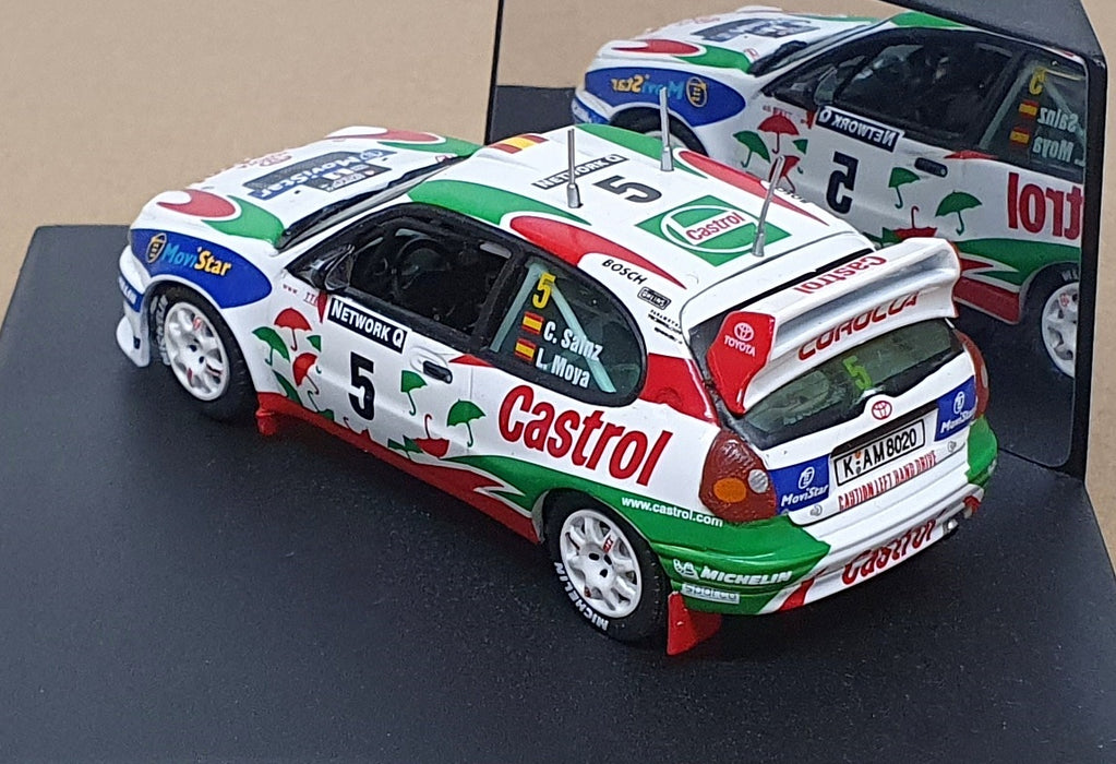 Vitesse 1/43 Scale V98207 - Toyota Corolla WRC #5 GB Rally 1998 Sainz/Moya