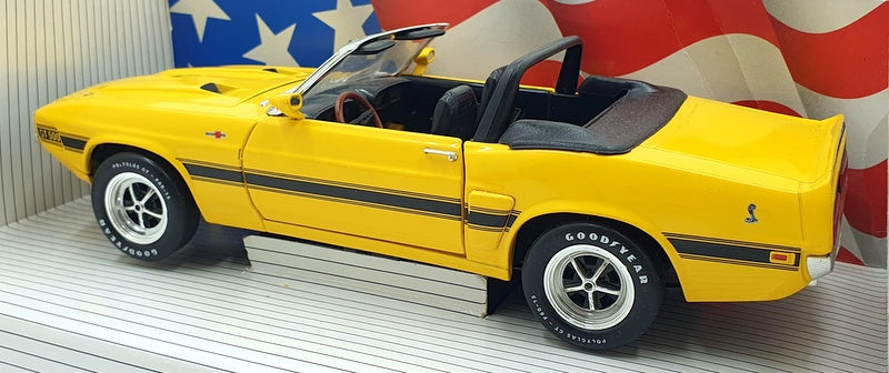 Ertl 1/18 Scale Diecast 7351 - 1969 Shelby GT-500 Convertible - Yellow