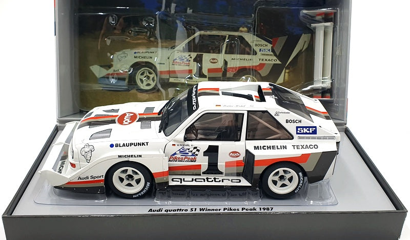 Werk83 1/18 Scale Diecast W1802801C - Audi S1 #1 1st Pikes Peak 1987 - Rohrl