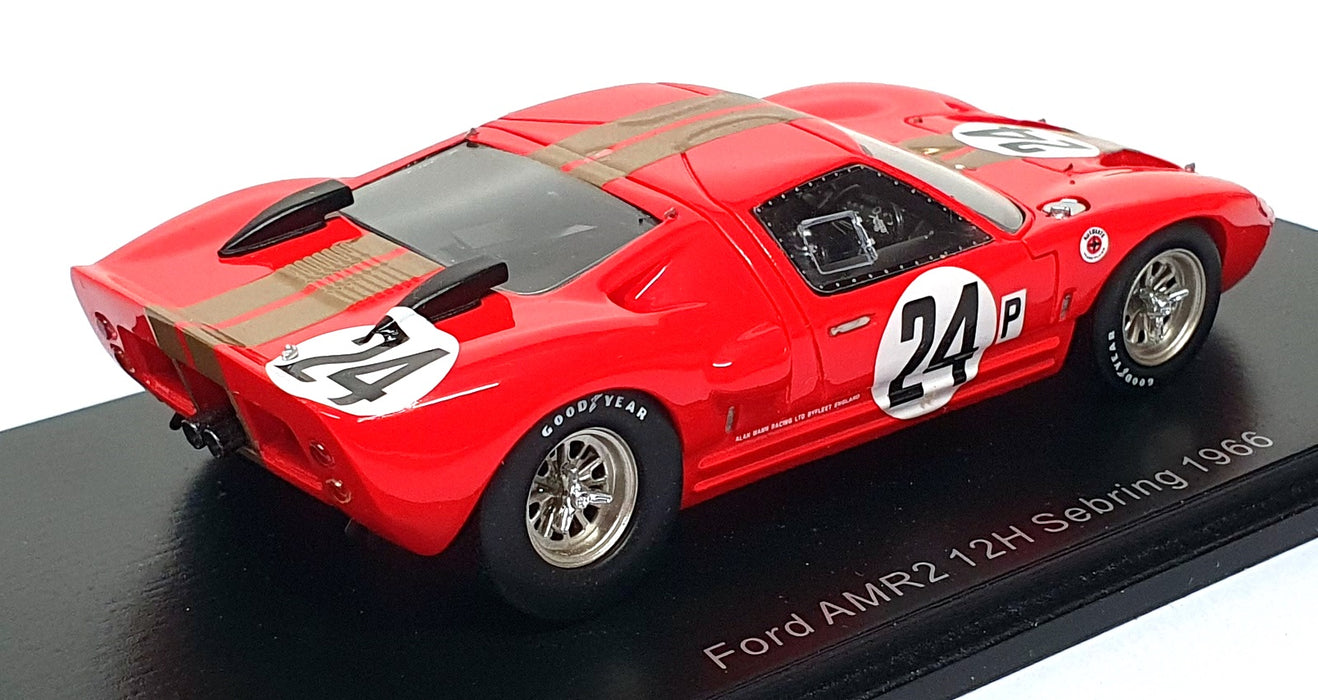 Spark 1/43 Scale S2772 - Ford AMR2 #24 14H Sebring 1966 Hill/Stewart