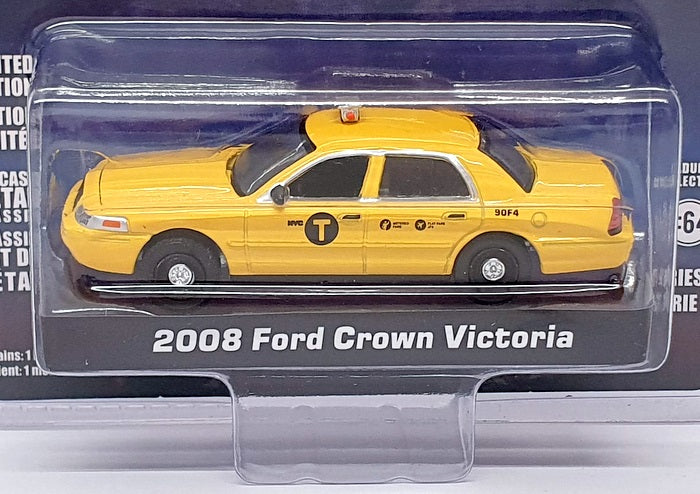Greenlight 1/64 Scale 44790-F - 2008 Ford Crown Vic Taxi John Wick 2 - Yellow