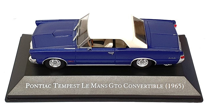 Altaya 1/43 Scale 17725M - 1965 Pontiac Tempest Le Mans GTO Conv. - Blue