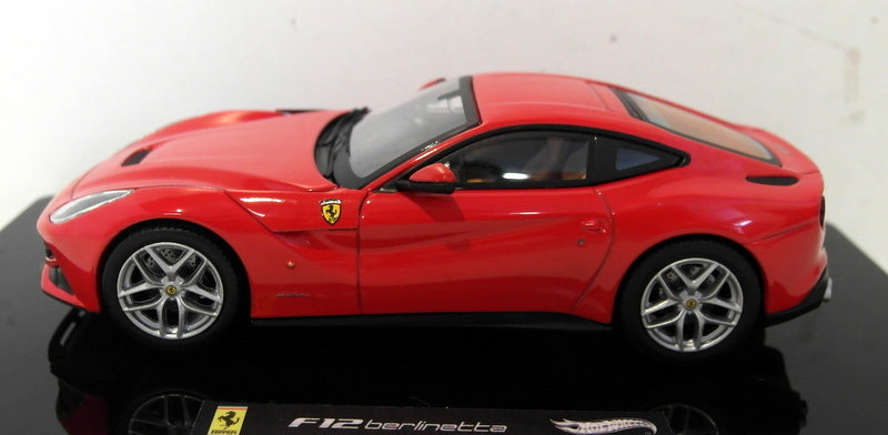 Hot Wheels 1/43 Scale diecast - X5499 Ferrari F12 Berlinetta red