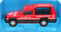 Matchbox Appx 12cm Long K 90 - Matra Rancho Aerodrome Fire Service - Red