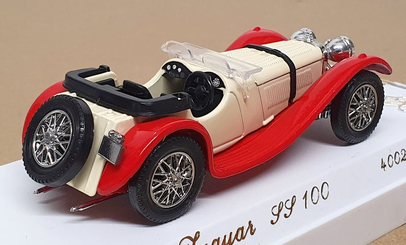 Solido 1/43 Scale Diecast 4002 - Jaguar SS 100 - Cream/Red