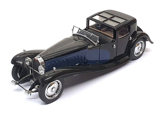 Franklin Mint 1/24 Scale 150326F - 1930 Bugatti Royale Coupe - Black/Blue