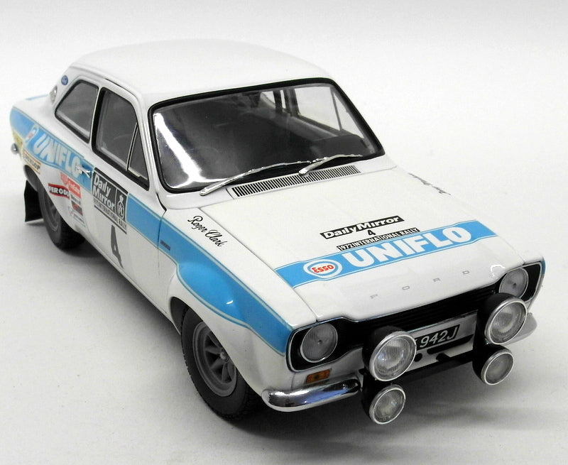 Minichamps 1/18 Scale Diecast 100 728104 Ford Escort Mk1 RS 1600 RAC Rally 1972